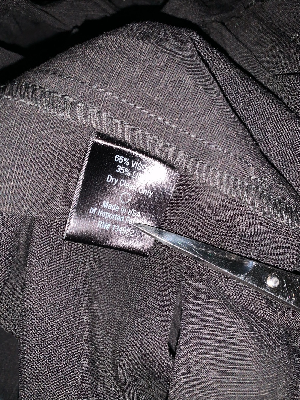 NWOT Emerson Fry Cropped Paris Paper Bag Linen Pants In Black Sizes M, XL - Picture 14 of 16